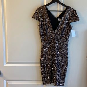 NWT Dress the Population Sparkle Dress - Large.